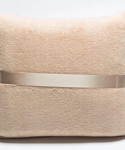 BlueHills Premium Soft Travel Blanket Pillow Airplane Blanket Packed in Soft Bag Pillowcase with Hand Luggage Belt Backpack Clip Compact Pack Large Portable Flight Throw Beige T005 - 8