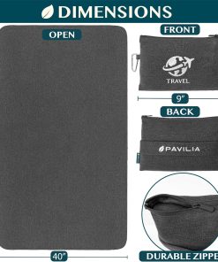 PAVILIA Travel Blanket Airplane Compact with Bag, Small Travel Pillow Blanket for Long Flights, Lightweight Plane Blanket with Luggage Strap, Camping Blanket for Traveler Essentials - 7