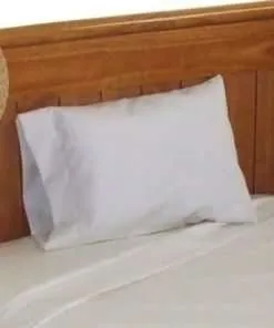 12x18 Pillowcase 100% cotton Perfect for "MyPillow Go Anywhere Pillow" Travel size, Toddler size Pillowcase 12x18 Color: White