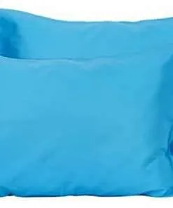 2 Dark Turquoise Toddler Pillowcases - Envelope Style - For Pillows Sized 13x18 and 14x19 - 100% Cotton With Sateen Weave - Machine Washable - 2 Pack
