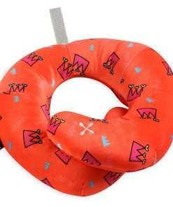 BCOZZY Chin Supporting Travel Neck Pillow - SquaresGeometric (CHILD, Orange Queen)…