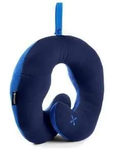 BCOZZY Kids Chin Supporting Travel Neck Pillow - Supports the Head, Neck and Chin in Maximum Comfort. A Patented Product. CHILD Size, NAVY