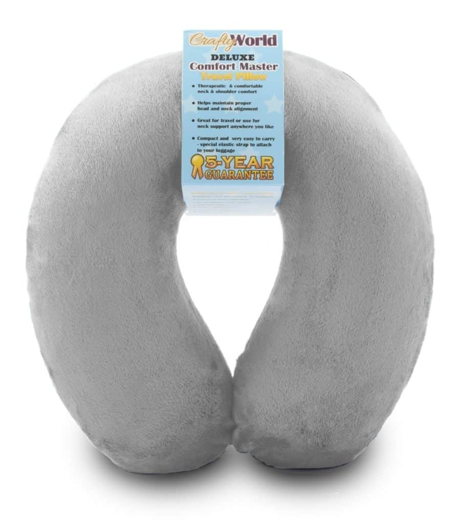 Comfortable Travel Pillow, Get Wrapped in Extreme Comfort with the Comfort Master Neck Pillow, a Memory Foam Pillow that Provides Relief and Support for Travel, Home, Neck Pain, and Many More