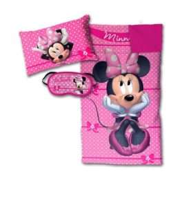 Disney Minnie Mouse Bowtique Sleepover Set - Sleeping Bag, Pillow and Eye Mask