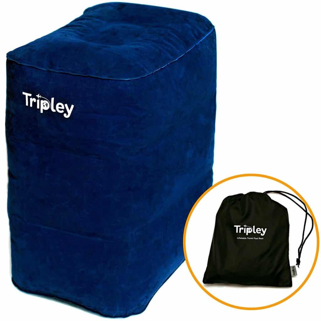 Kids Travel Pillow, Inflatable Foot Rest – Fly Comfortably with an Airplane Footrest