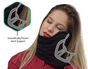 Neck Support Black Travel Pillow Cover Soft Insert Black For Airplane Car Seat Men Women Boys Girls Kids Lightweight- Maymars