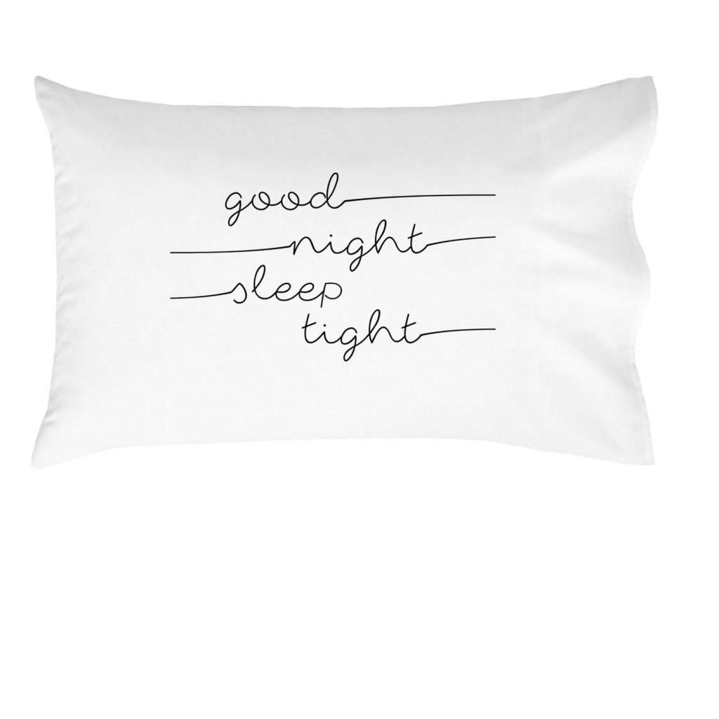 Oh, Susannah Good Night Sleep Tight Kids Pillowcase – (1 14×20.5 Inch Pillow Case) Fits Toddler and Travel Size Pillow Insert Kids Room Decor Birthday Present