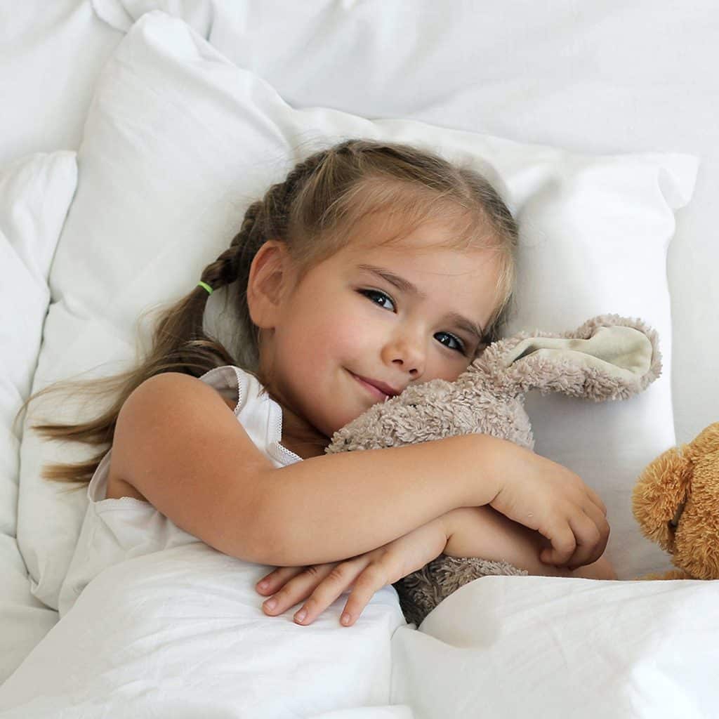 PharMeDoc Toddler Pillow for Kids, White, 14 x 19 inch – No Pillowcase Needed – Machine Washable