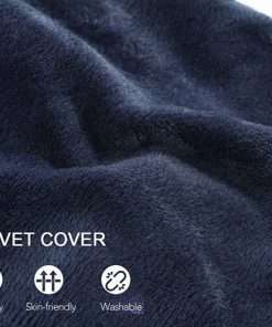 Travel Pillow, FMAB 2PCS Inflatable Neck Pillow with Ear Plugs, Eye Mask, Drawstring Bag and Soft Velvet Neck Support