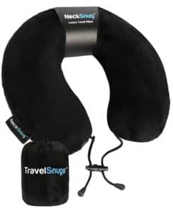 TravelSnugs NeckSnug - Luxury Travel Pillow - Memory Foam Neck Pillow for Travel - by