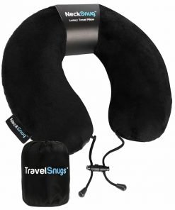 TravelSnugs NeckSnug - Luxury Travel Pillow - Memory Foam Neck Pillow for Travel - by