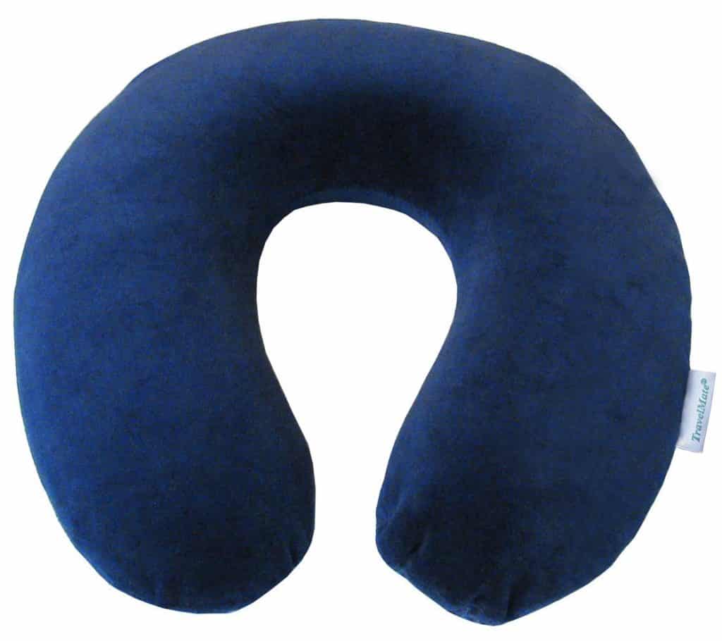 Travelmate Memory Foam Neck Pillow, Dark Blue