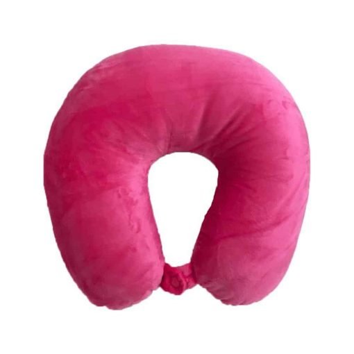 World's Best Feather Soft Microfiber Neck Pillow, Pink