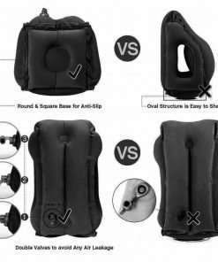 simpletravel Inflatable Travel Pillow Airplane pillow, Travel Pillow, Traveling pillow, Airplane Neck Pillow, Travel Pillows for Airplanes for Fully Support, Fast Inflating Nap Pillow