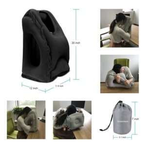 simpletravel Inflatable Travel Pillow Airplane pillow, Travel Pillow, Traveling pillow, Airplane Neck Pillow, Travel Pillows for Airplanes for Fully Support, Fast Inflating Nap Pillow