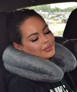 World's Best Feather Soft Microfiber Neck Pillow, Charcoal 4