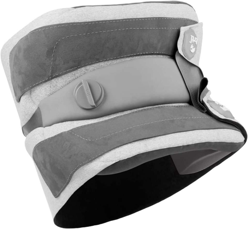 trtl Pillow Plus, Travel Pillow – Fully Adjustable Neck Pillow for Airplane Travel, Car, Bus and Rail. (Charcoal) Includes Water Proof Carry Bag and Setup Guide Travel Accessories