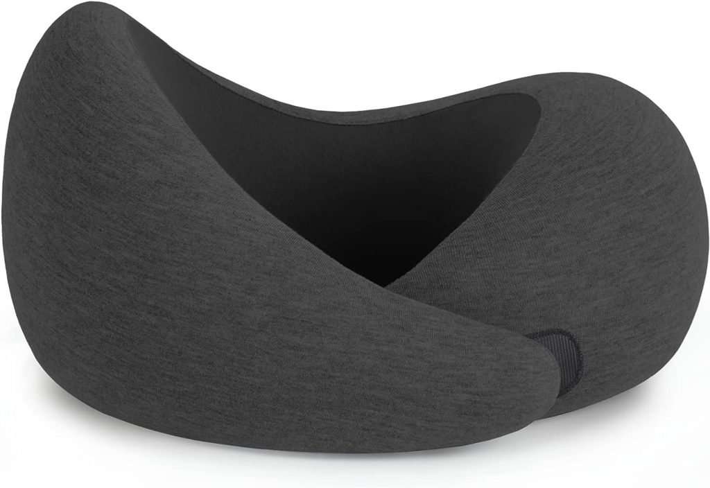 Ostrichpillow Go – Luxury Car Travel Pillow with Memory Foam | Airplane Pillow, Neck Rest (One Size, Dark Night)