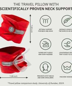 trtl Travel Pillow for Neck Support- Super Soft Neck Pillow with Shoulder Support and Cozy Cushioning Lightweight and Easy to Carry - Machine Washable 4