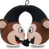 COOLBEBE Kids Travel Neck Pillow, Remarkable Head Chin Neck Support U-Shaped Animal Pillows for Child, Toddlers - Airplane Pillow Road Trip Essentials - 1