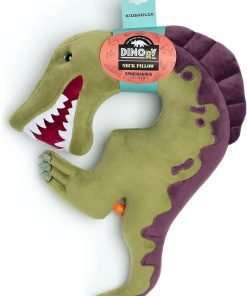 Helloprom Neck Pillow for Traveling (Dinosaur Spinosaurus) - Airplane & Road Trip Essentials - Neck, Chin Support - 100% Polyester Filling - 1