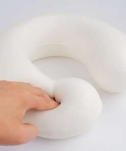 Niuniu Daddy Neck Pillow for Kids, Teens - Travel Accessories for Airplane, Car, Recline - Neck, Chin, Head Support - 100% Pure Memory Foam Insert - 7