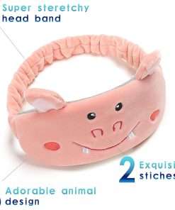 Travel Pillow for Kids and Adults, Cute Animal Memory Foam Neck Pillow with Soft Fleece Cover and Eye Mask Set, Airplane Pillow Travel Kit with Drawstring Organizer Bag - 4