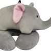 CHDN Travel Pillow Cute Comfortable&Washable Neck Pillow for Airplane Travel Office (Elephant) - 1