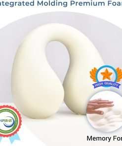 COOLBEBE Kids Travel Neck Pillow for Airplane, Toddler Neck Pillow for Traving, Comfortably Double Support for Head, Neck, and Chin, Travel Gifts for Children - 4