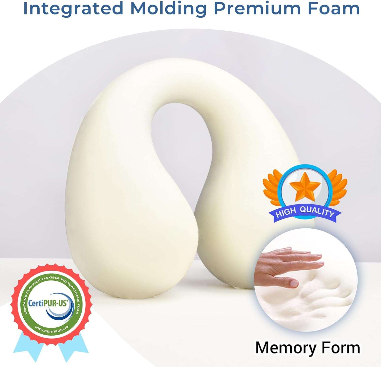 COOLBEBE Kids Travel Neck Pillow for Airplane, Toddler Neck Pillow for Traving, Comfortably Double Support for Head, Neck, and Chin, Travel Gifts for Children - 4