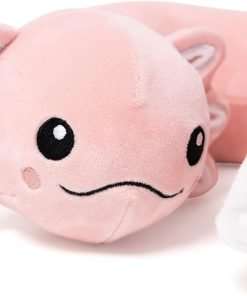 Niuniu Daddy Kids Travel Pillow Road Trip Essentials for 3-8 Y-O-Soft Memory Foam Kids Neck Pillow for Traveling Airplane Travel Essentials-Pink Axolotl U-Shaped Pillow - 6