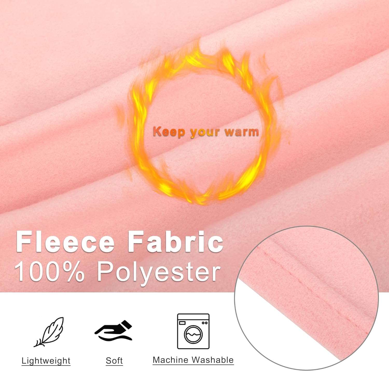 Pink Travel Neck Pillow and Blanket Set for Airplane Travel Essentials Womens Memory Foam Neck Pillow and Compact Soft Airplane Blanket with Bag for Traveling Airport Car Sleeping - 7