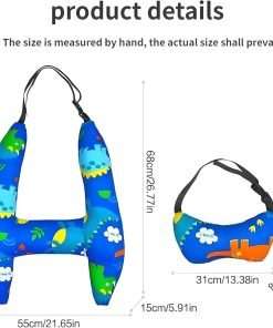 Swiftcare Travel Pillow, Swiftcare™ Car Pillow - Cute Kid and Adult Car Sleeping Neck Head Support H-Shape Travel Pillow Cushion Car Seat Safety, Swift Care Travel Pillow (A) - 7