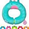 Trunki Kid's Travel Neck Pillow and Chin Rest - Support Sleepy Heads in The Car Seat, Plane, Bike or Pram - Yondi Small UNA Unicorn (Turquoise) - 1