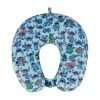 FUL Disney Stitch Kids Travel Neck Pillow for Airplane, Car and Office Comfortable and Breathable, Blue - 1