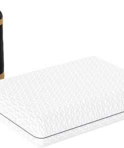 Vaverto Small Memory Foam Bed Pillow for Travel and Camping - Compressible Medium Firm, Breathable Cover, Machine Washable, Ideal Backpacking, Airplane and Car - 8