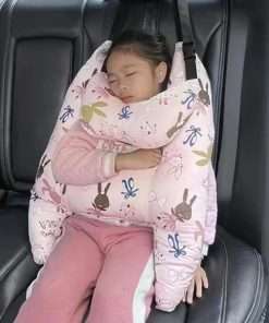 Swiftcare Travel Pillow, Swiftcare™ Car Pillow - Cute Kid and Adult Car Sleeping Neck Head Support H-Shape Travel Pillow Cushion Car Seat Safety, Swift Care Travel Pillow (B) - 1