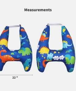 Travel Pillow Car Pillow for Kids 6 Years Old+ Kid Car Sleeping for The Back Seat of Car Seat Belt Adjuster Neck Shoulder Support on Road Trips Cartoon Anime Gift Ideas - 7