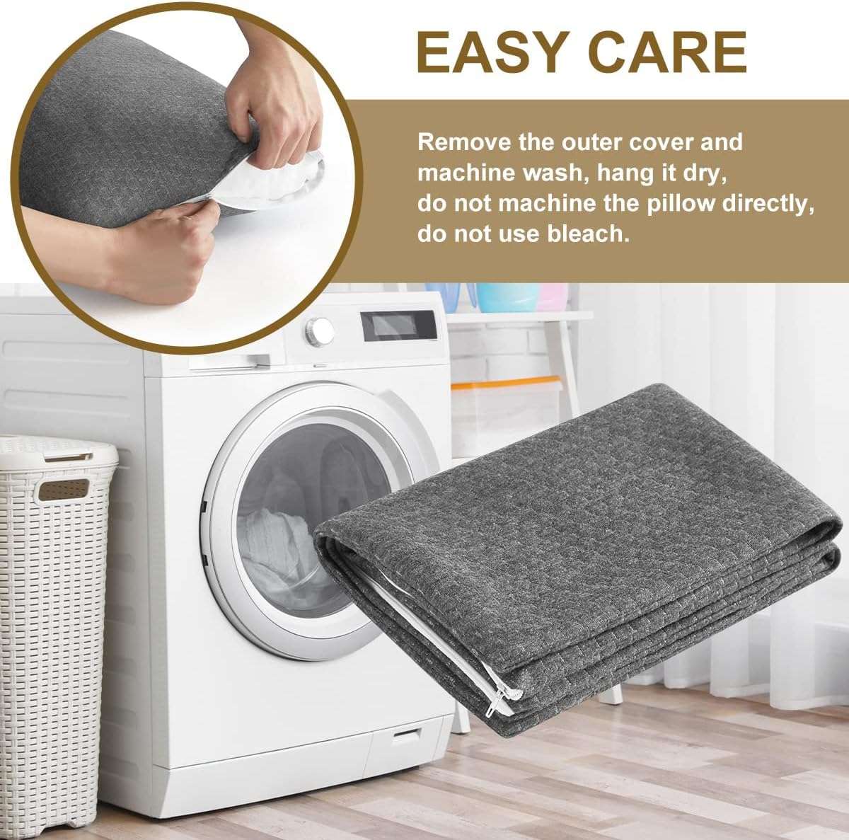 Ivellow Travel Pillow Compressible Camping Pillow for Sleeping Shredded Memory Foam Pillow Compact Firm Supportive Pillow for Adults Kids Outdoor Backpacking Hiking Essential Gear - 6