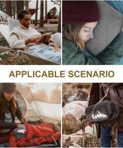 Ivellow Travel Pillow Compressible Camping Pillow for Sleeping Shredded Memory Foam Pillow Compact Firm Supportive Pillow for Adults Kids Outdoor Backpacking Hiking Essential Gear - 7