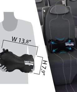 SMART TRAVEL Travel Products Inflatable Lumbar Travel Pillow for Airplane Back Support Long Flight Essential for Women Men Kids - 6