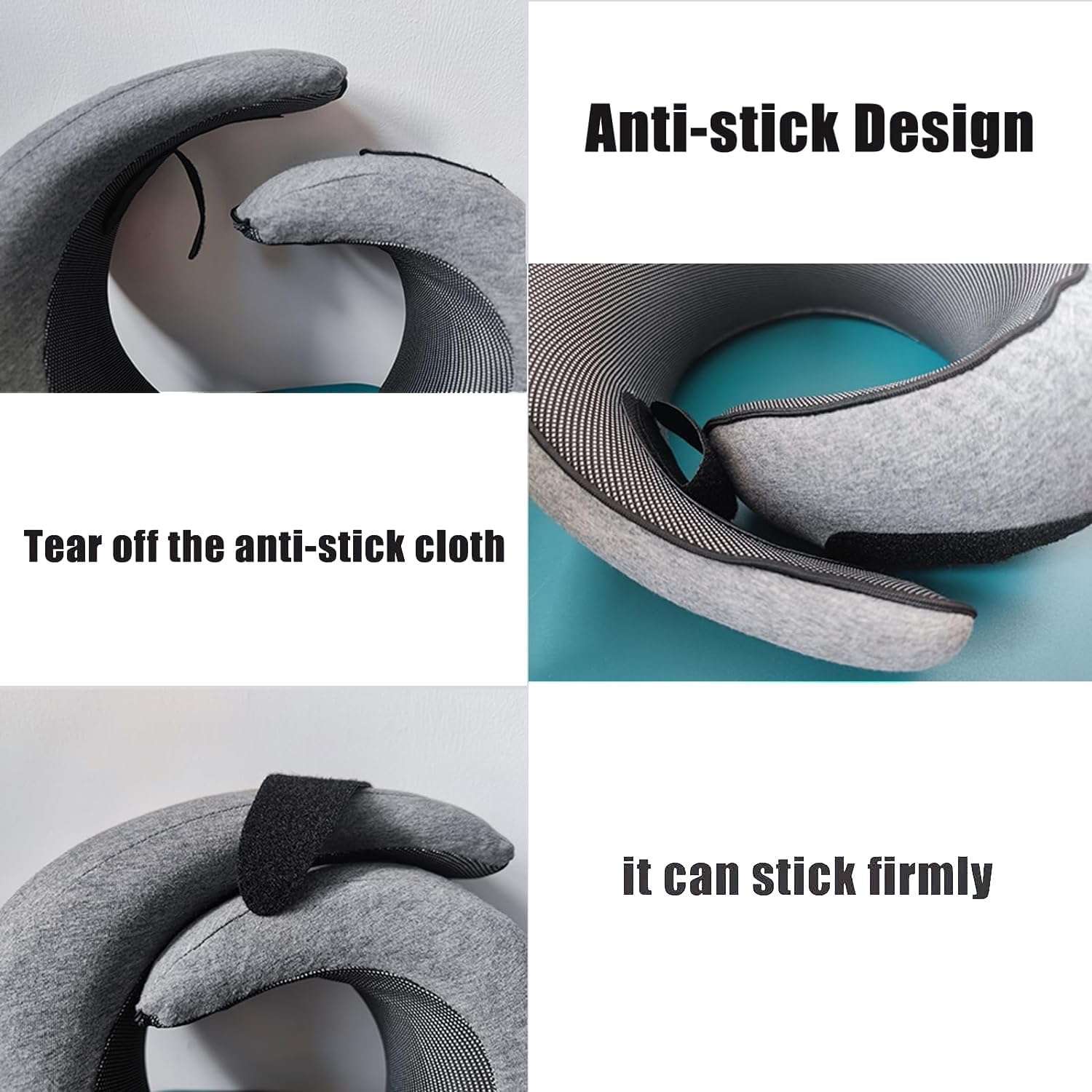 Travel Pillows for Airplanes, Travel Pillow,Travel Neck Pillow Memory Foam Airplane Neck Pillow Neck Pillow for Traveling Valentines Day for Her Suitable for Airplanes,Offices and Cars - 4