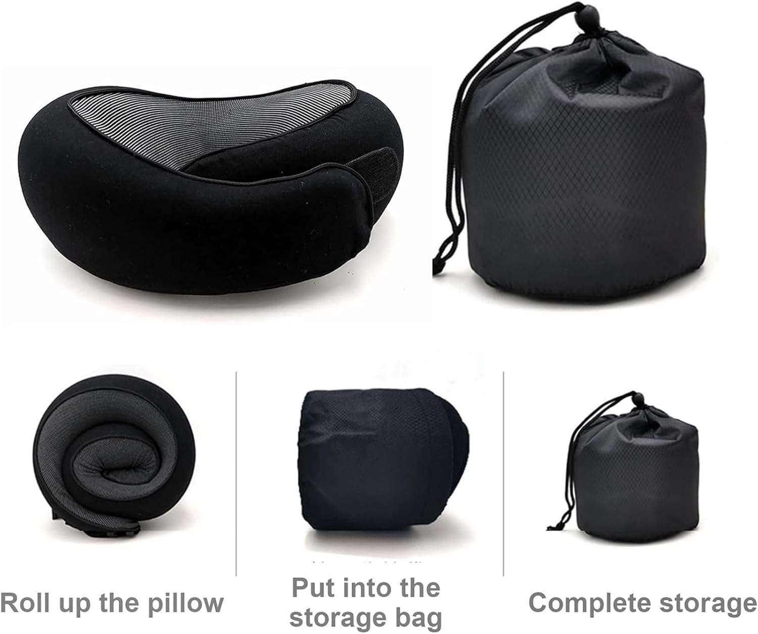 Travel Pillows for Airplanes, Travel Pillow,Travel Neck Pillow Memory Foam Airplane Neck Pillow Neck Pillow for Traveling Valentines Day for Her Suitable for Airplanes,Offices and Cars - 6