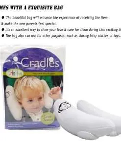 Adjustable Travel Pillow for Infant, Portable Head Support for Car Seats for Newborn, Head Support Pillow for Baby, Headrest Pillows for Cars, Rest Baby's Head Comfortably - 8