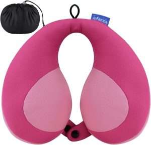 INFANZIA Kids Chin Supporting Travel Neck Pillow, Helps Support Head and Neck, Comfortably Designed for Head, Neck, and Chin Support - 1