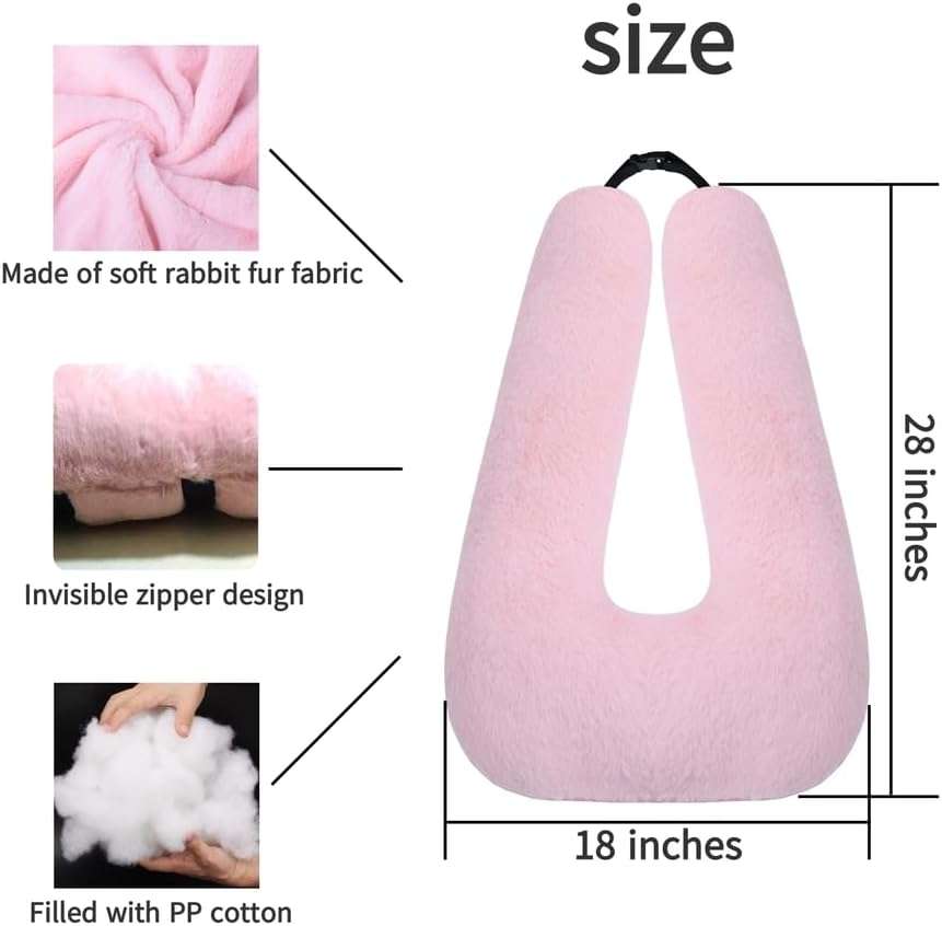 Travel Pillow Travel Pillow Cushion for The Back Seat of Car Car Pillow for Kids A Sleeping Artifact Suitable for Long-Distance Travel of Adults and Children Travel Pillow - 3
