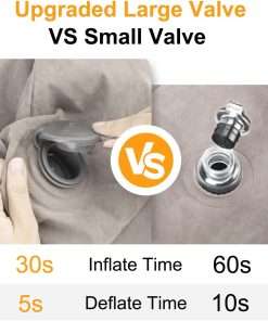 Inflatable Travel Foot Rest Pillow, Kids Airplane Bed, Adjustable Height Leg Pillow for Air Travel, Make a Flat Bed for Kids and Toddlers, Great for Airplane, Train, car - 6