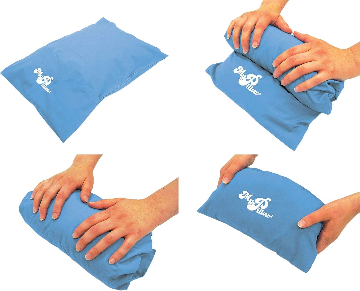 MyPillow Multi-Use Travel Pillow Compact Pillow for On-The-Go Comfort and Sleeping, Portable, Compact, Washable Pillow for Adult and Kids Neck Support - 5