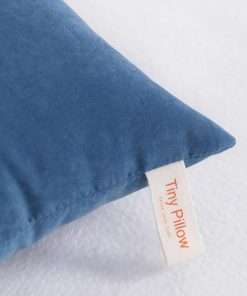 NTBAY Tiny Pillows, Down Alternative 7x11 Microfiber Mini Pillows for Travel, Neck, Wrist, Lumbar and Knee, Soft, Machine Washable, Denim Blue - 4
