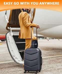 Sunany Travel Pillow, Inflatable Neck Pillow Used for Airplanes-Cars-Buses-Trains-Office Napping with Eye Mask-Earplugs - 8